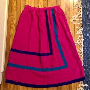 Vintage Silk Skirt